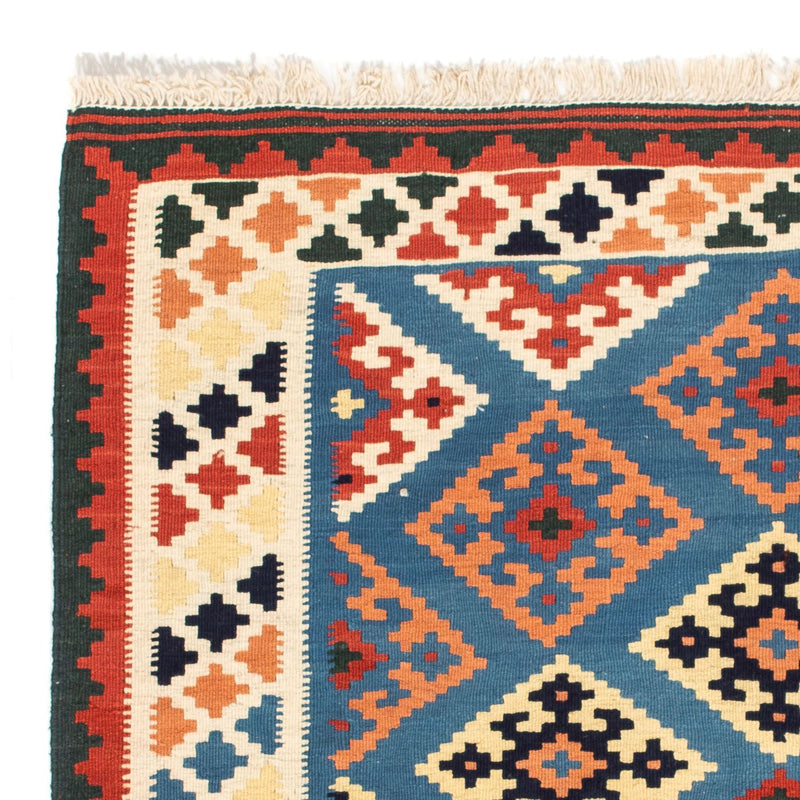 Kelim tapijt - Oosters vierkant  - 104 x 100 cm - donkerblauw