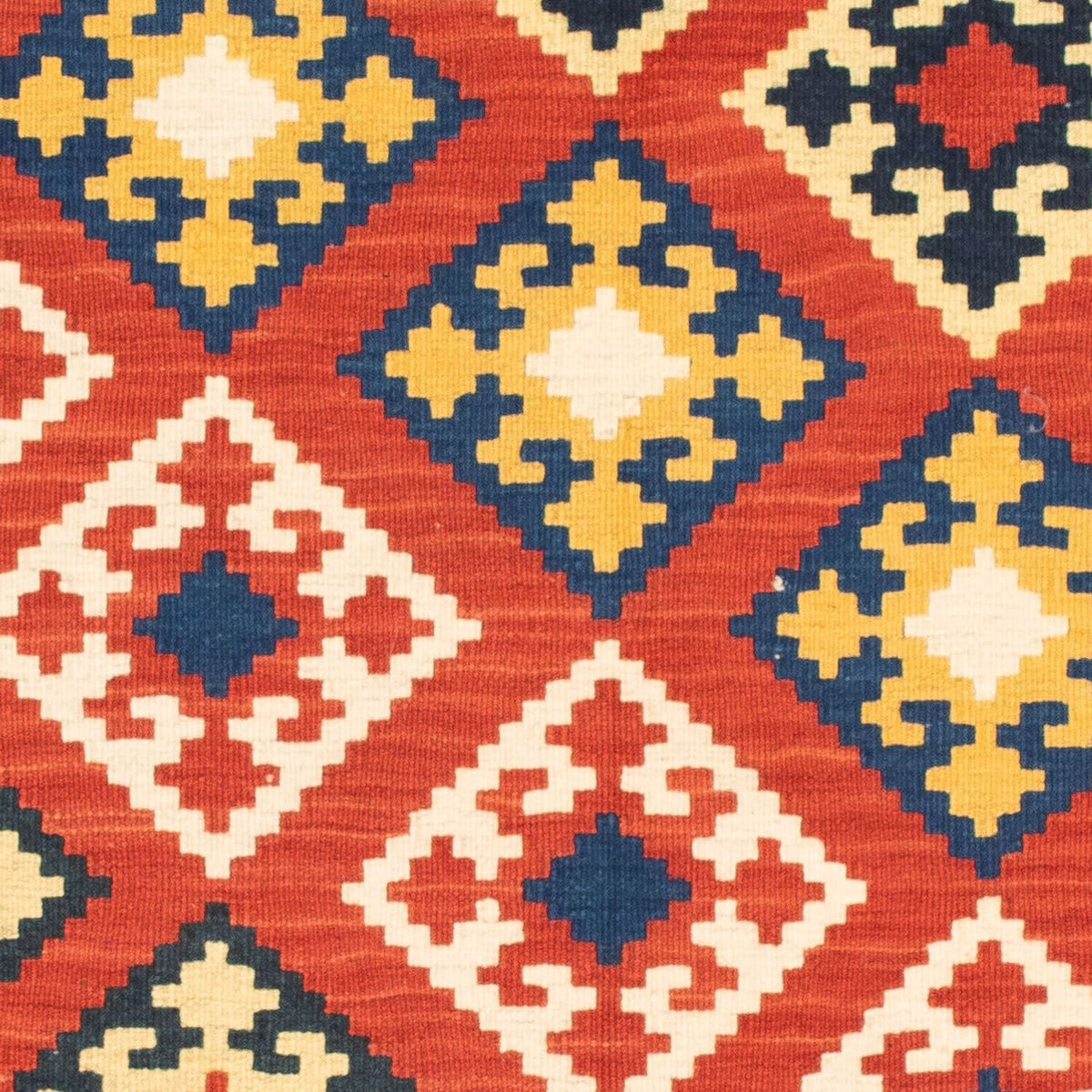 Kelim tapijt - Oosters vierkant  - 103 x 102 cm - donkerrood