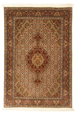 Perzisch tapijt - Tabriz - Royal - 126 x 83 cm - beige