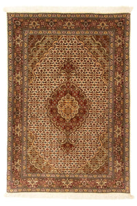 Perzisch tapijt - Tabriz - Royal - 126 x 83 cm - beige