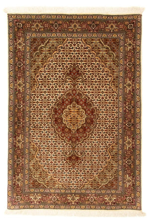 Perzisch tapijt - Tabriz - Royal - 126 x 83 cm - beige