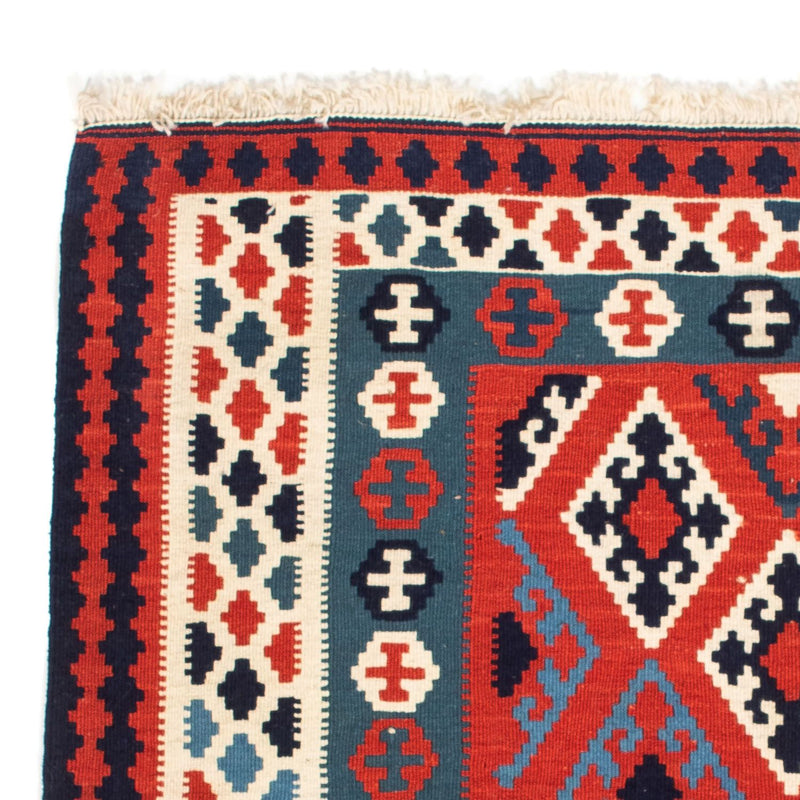 Kelim tapijt - Oosters vierkant  - 104 x 103 cm - donkerrood