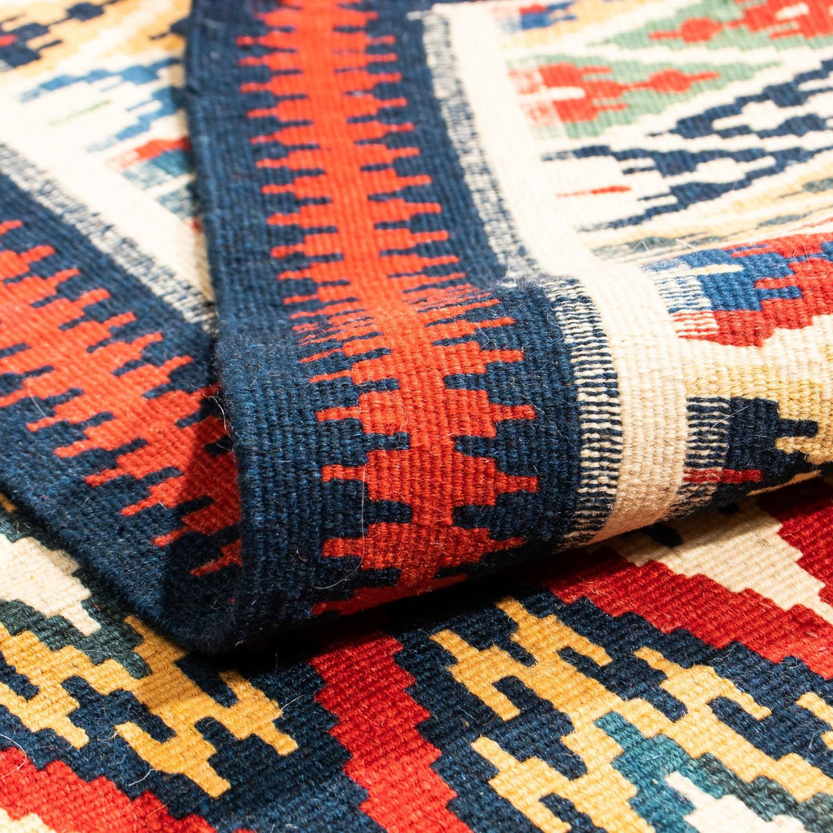 Kelim tapijt - Oosters vierkant  - 104 x 103 cm - veelkleurig