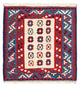 Kilim Fars Tapijt 100x100cm