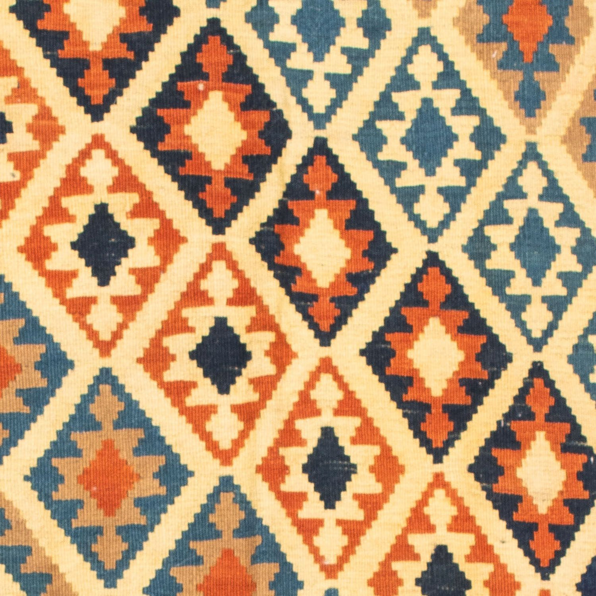 Kelim tapijt - Oosters vierkant  - 103 x 100 cm - beige