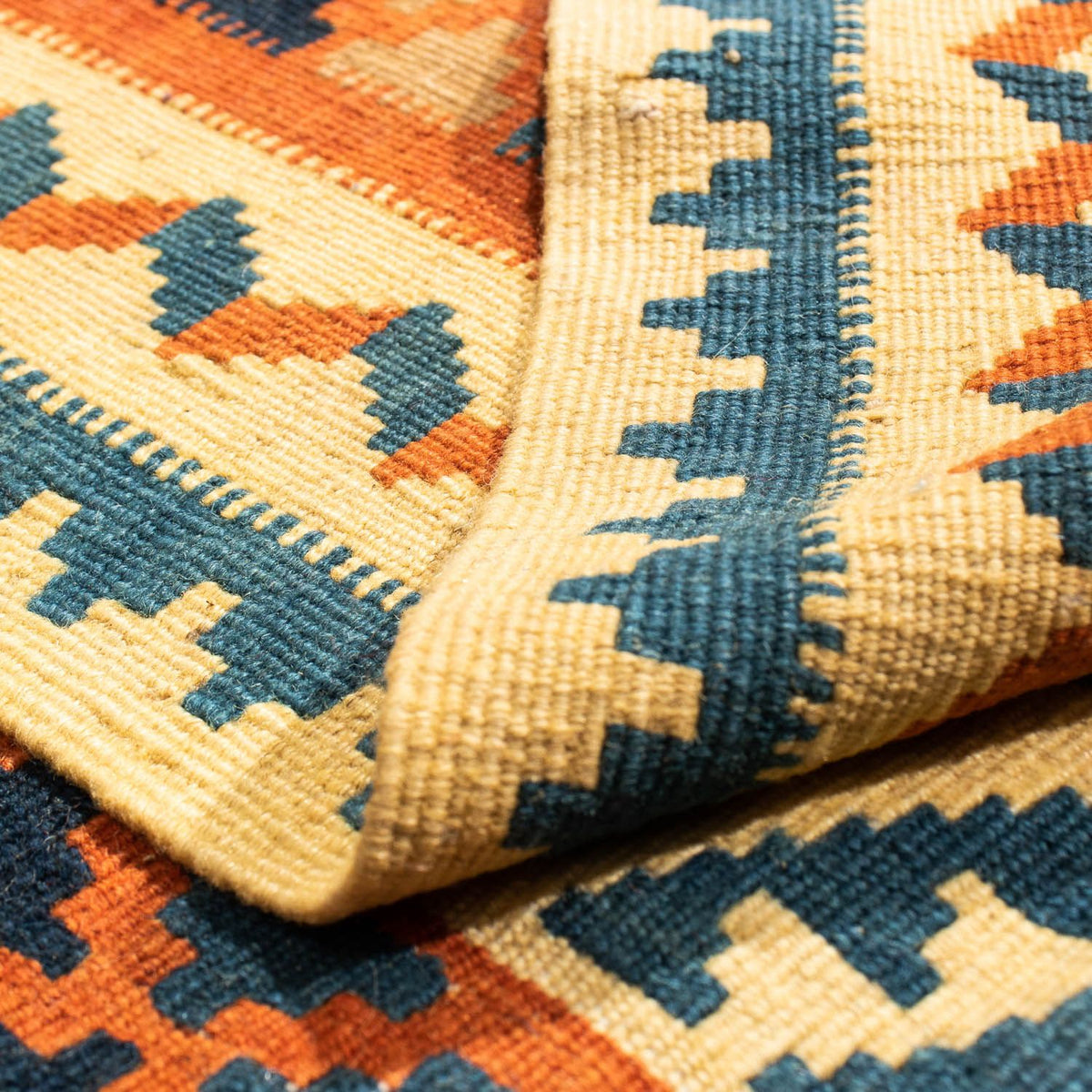 Kelim tapijt - Oosters vierkant  - 103 x 100 cm - beige