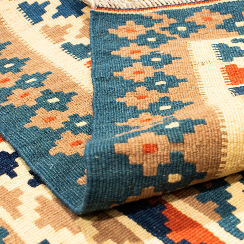 Kelim tapijt - Oosters vierkant  - 107 x 101 cm - beige