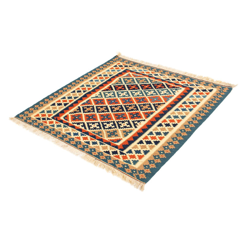 Kelim tapijt - Oosters vierkant  - 107 x 101 cm - beige