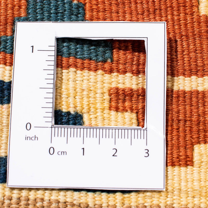 Kelim tapijt - Oosters vierkant  - 105 x 103 cm - oranje