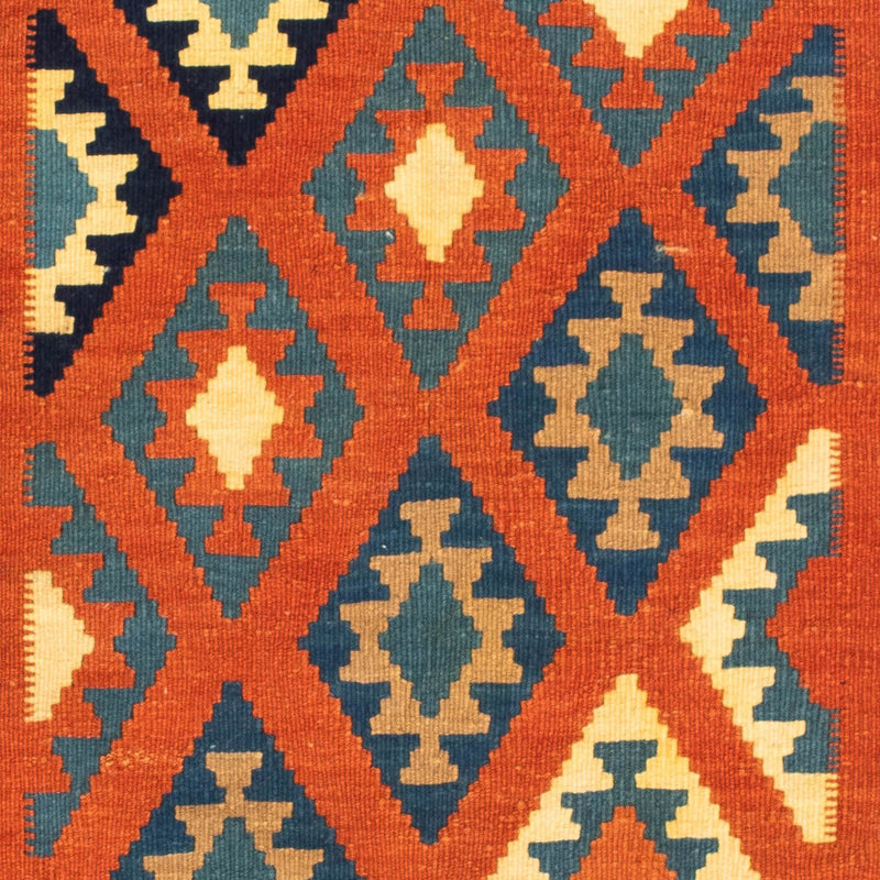 Kelim tapijt - Oosters vierkant  - 103 x 103 cm - roest