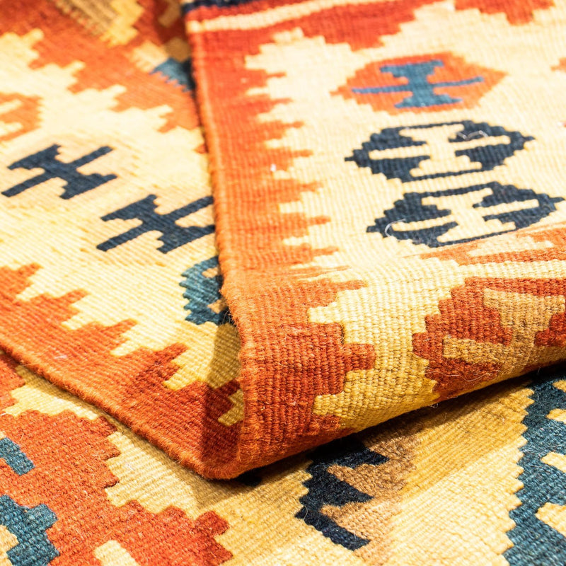 Kelim tapijt - Oosters vierkant  - 103 x 100 cm - beige