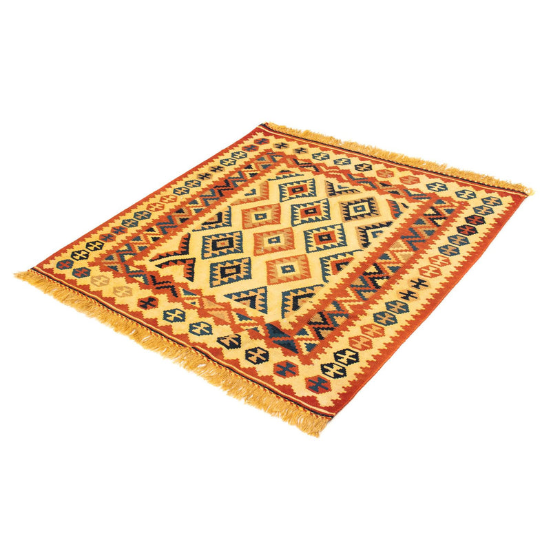 Kelim tapijt - Oosters vierkant  - 103 x 100 cm - beige