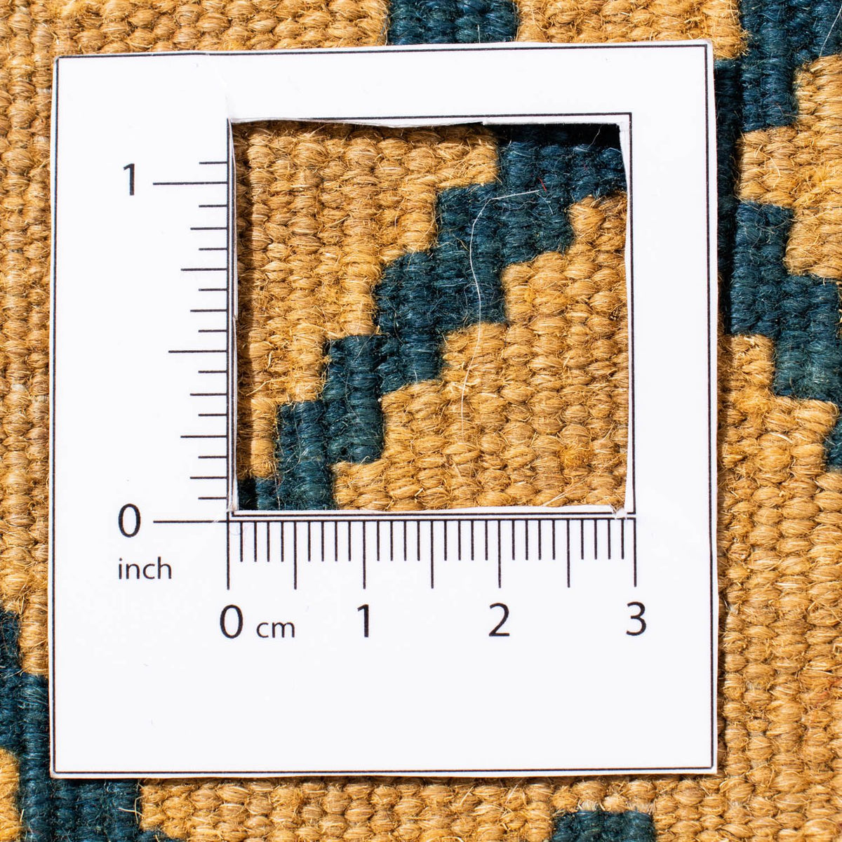 Kelim tapijt - Oosters vierkant  - 100 x 98 cm - donkerblauw