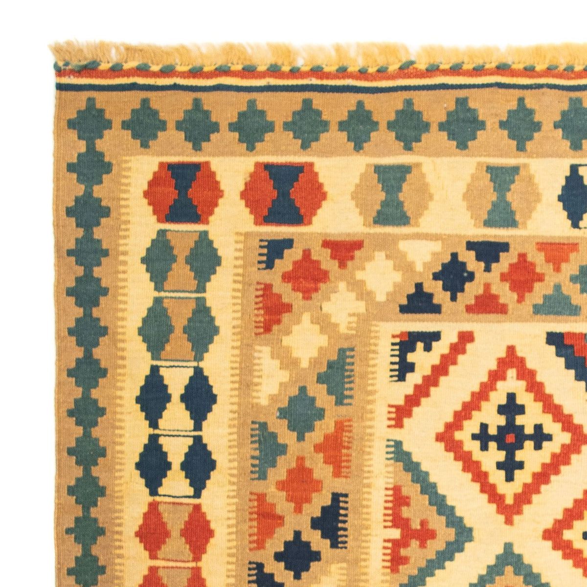 Kelim tapijt - Oosters vierkant  - 105 x 103 cm - veelkleurig