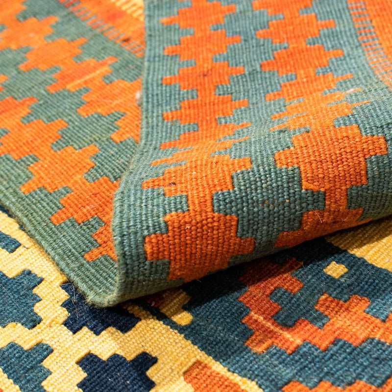 Kelim tapijt - Oosters vierkant  - 100 x 97 cm - beige