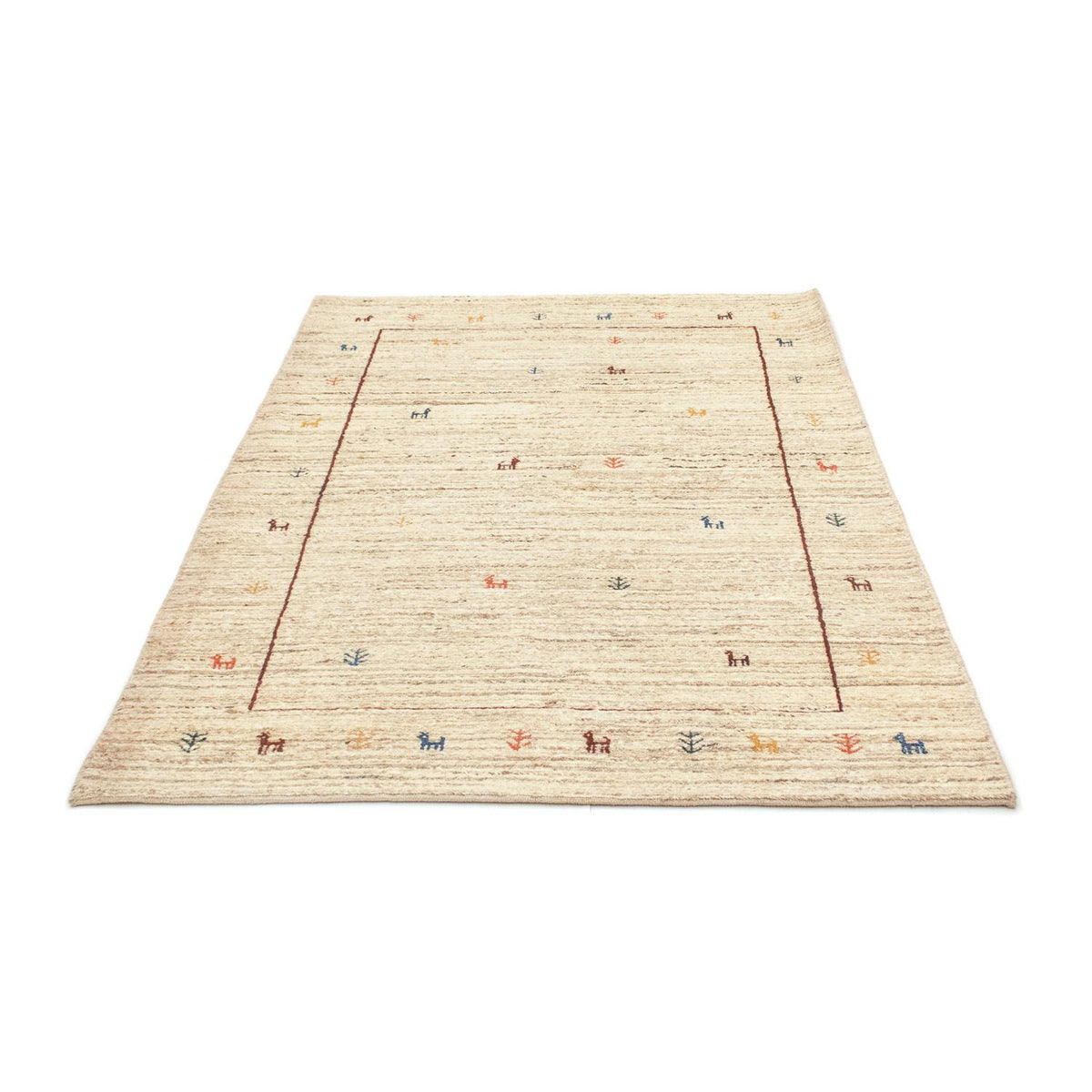 Gabbeh tapijt - Perzisch - 174 x 121 cm - beige