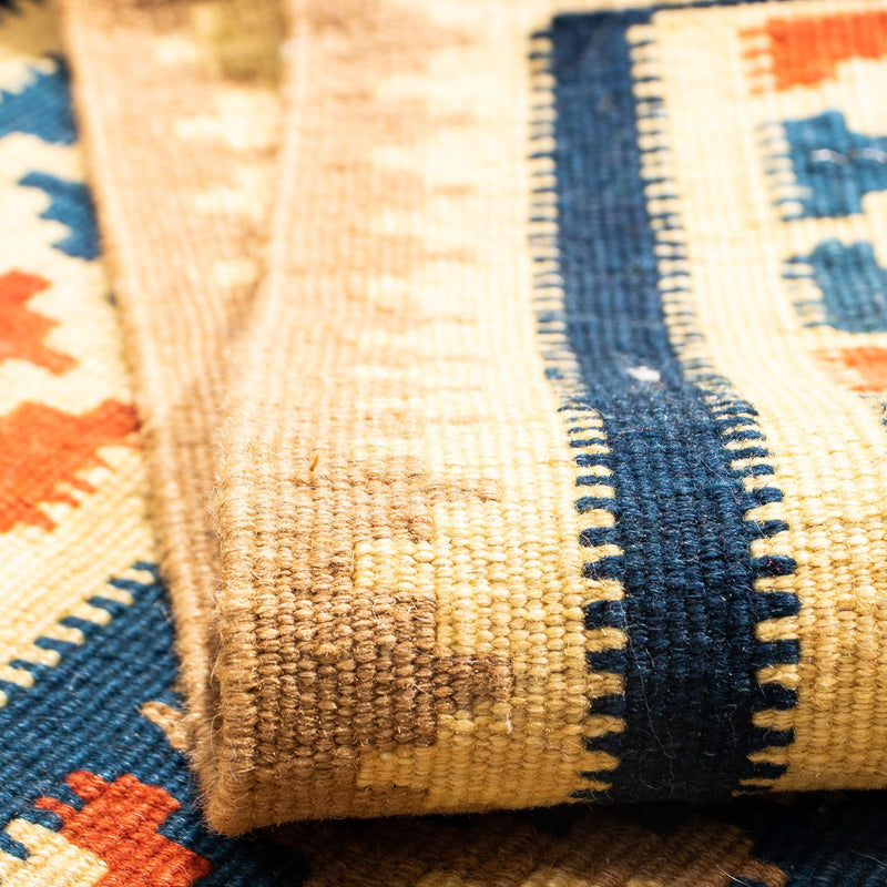 Kelim tapijt - Oosters vierkant  - 103 x 100 cm - beige