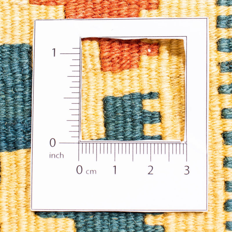 Kelim tapijt - Oosters vierkant  - 101 x 95 cm - goud