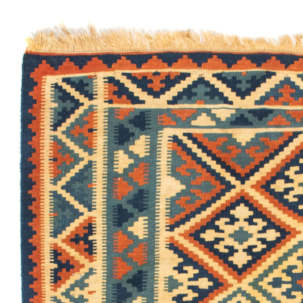 Kelim tapijt - Oosters vierkant  - 105 x 95 cm - veelkleurig