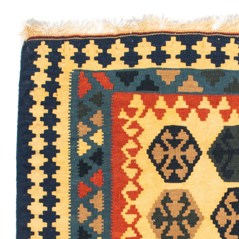 Kelim tapijt - Oosters vierkant  - 103 x 100 cm - donkerblauw