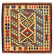 Kilim Fars Tapijt 100x100cm