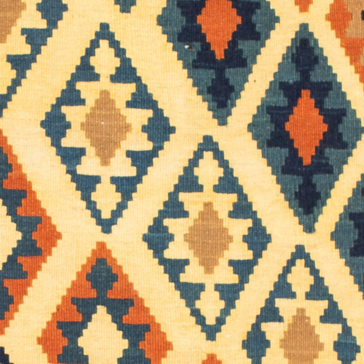 Kelim tapijt - Oosters vierkant  - 101 x 99 cm - beige