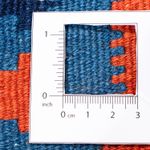 Kelim tapijt - Oosters vierkant  - 103 x 100 cm - donkerblauw