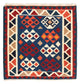 Kilim Fars Tapijt 104x102cm