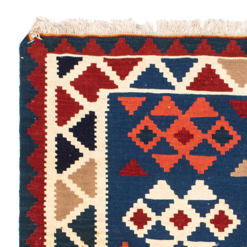 Kelim tapijt - Oosters vierkant  - 104 x 102 cm - donkerblauw