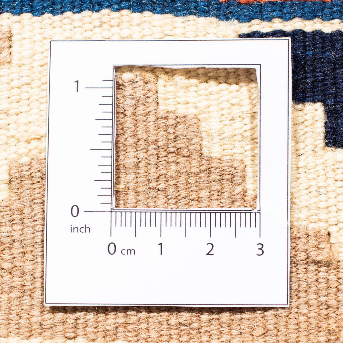 Kelim tapijt - Oosters vierkant  - 104 x 102 cm - donkerblauw