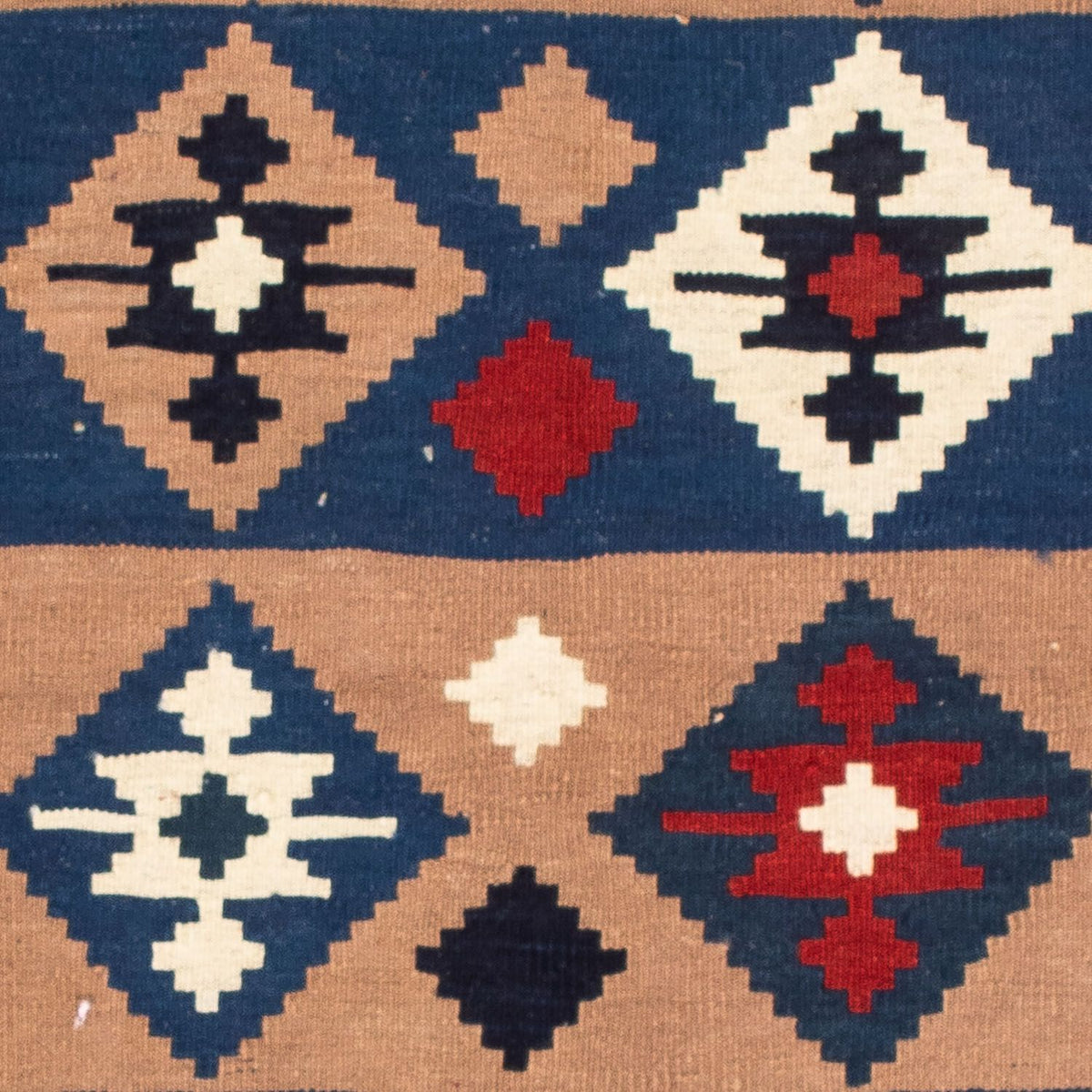 Kelim tapijt - Oosters vierkant  - 100 x 97 cm - veelkleurig