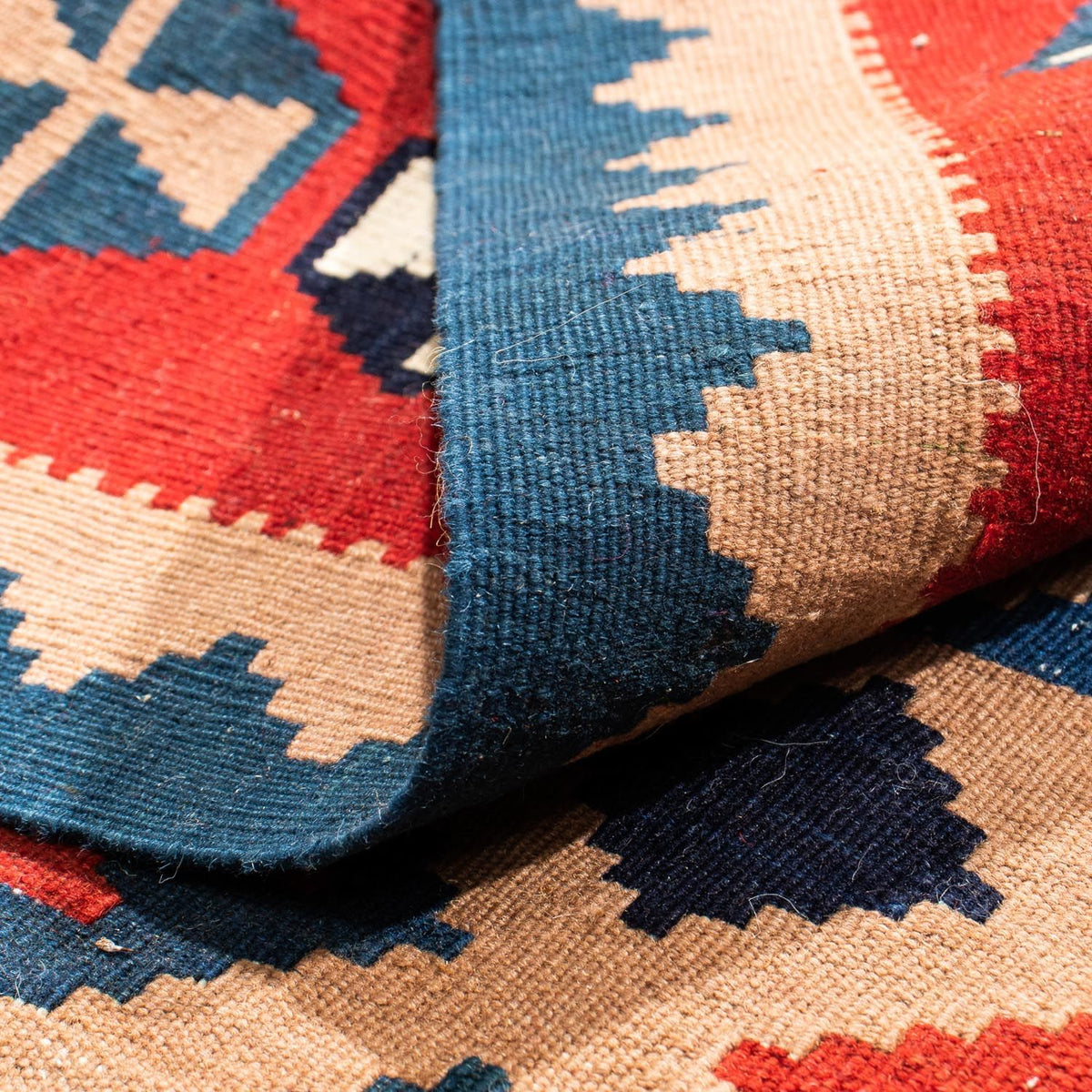 Kelim tapijt - Oosters vierkant  - 100 x 97 cm - veelkleurig