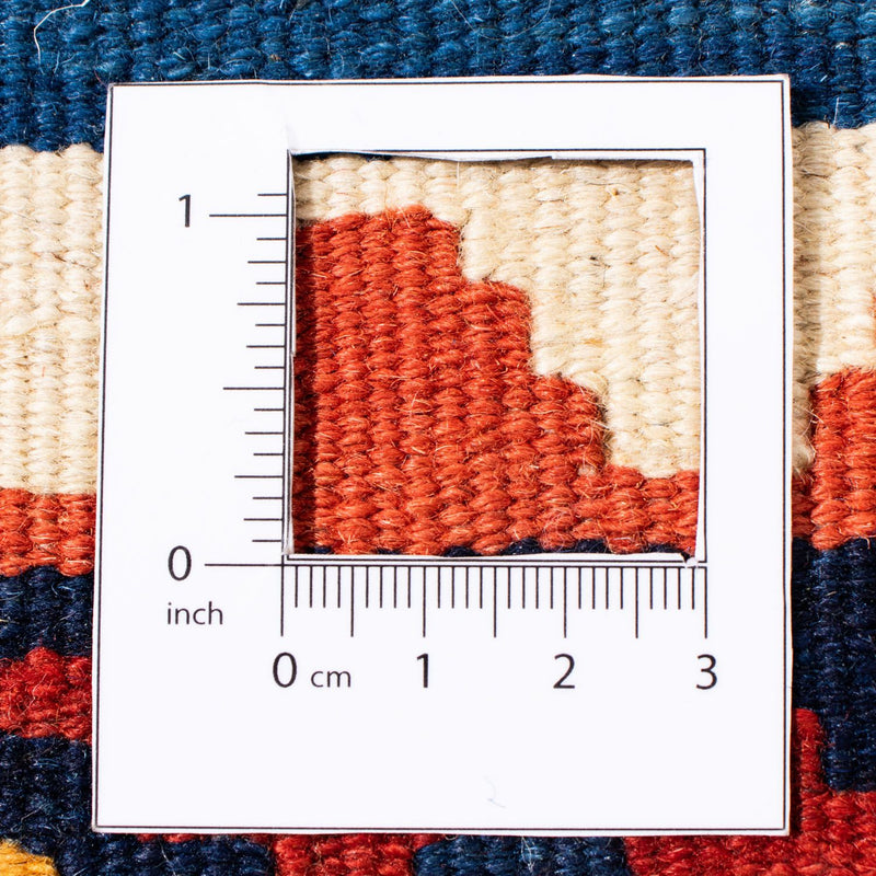 Kelim tapijt - Oosters vierkant  - 102 x 100 cm - blauw