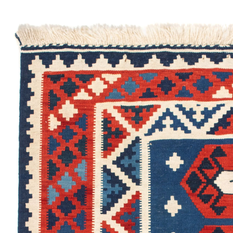 Kelim tapijt - Oosters vierkant  - 105 x 104 cm - donkerblauw