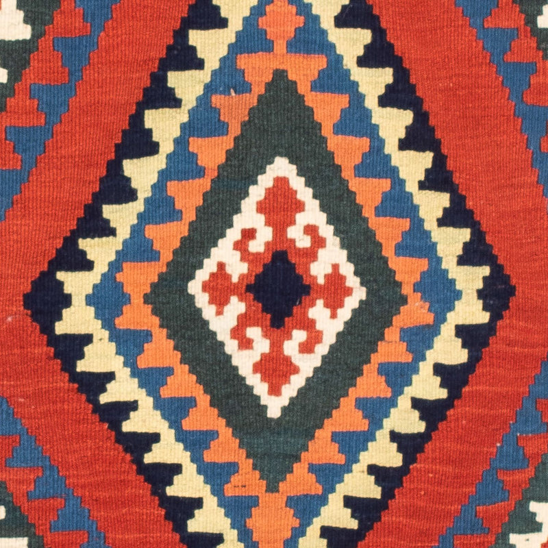 Kelim tapijt - Oosters vierkant  - 102 x 98 cm - donkerrood