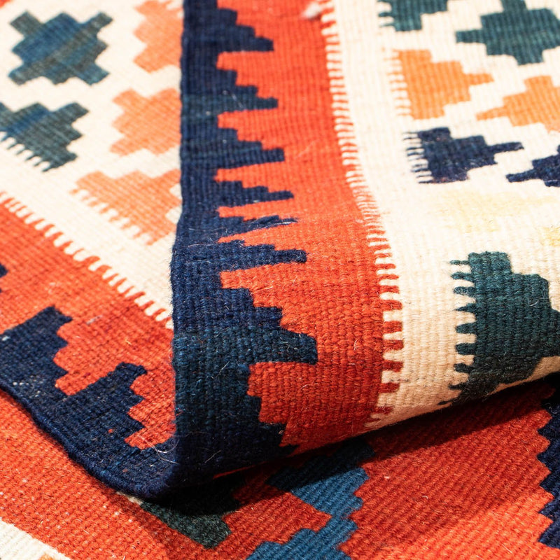 Kelim tapijt - Oosters vierkant  - 102 x 98 cm - donkerrood