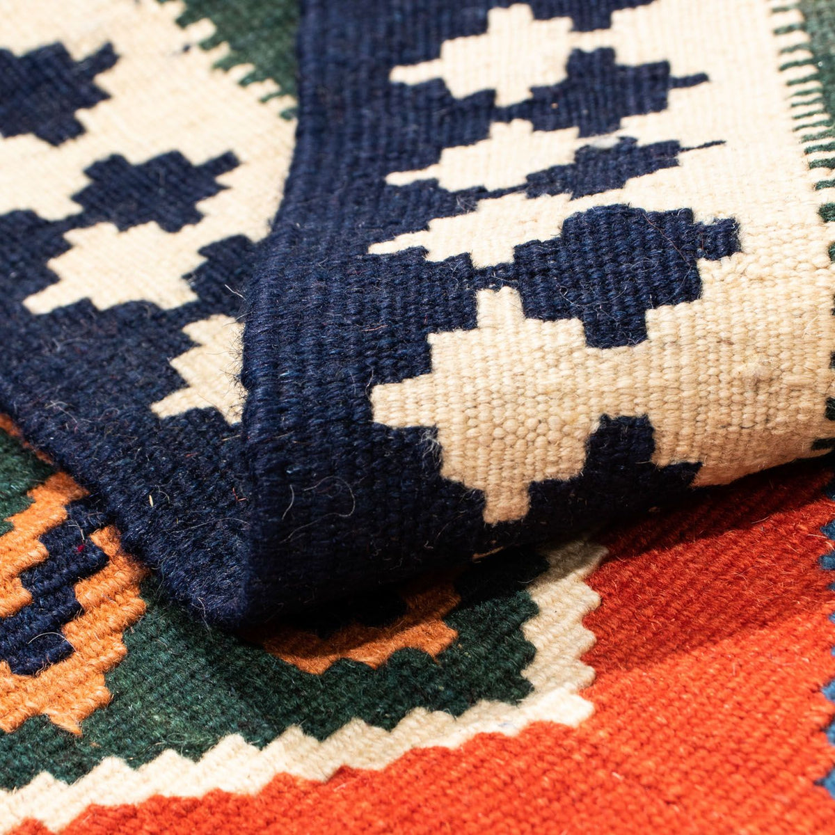 Kelim tapijt - Oosters vierkant  - 105 x 103 cm - rood