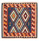 Kilim Fars Tapijt 100x98cm