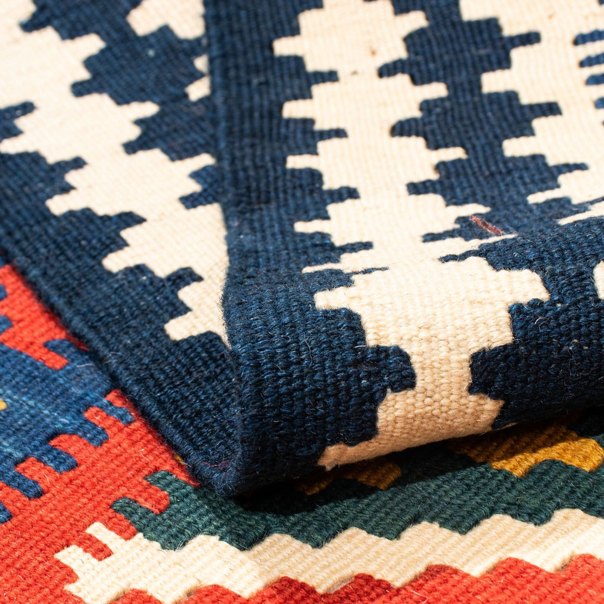 Kelim tapijt - Oosters vierkant  - 107 x 103 cm - rood