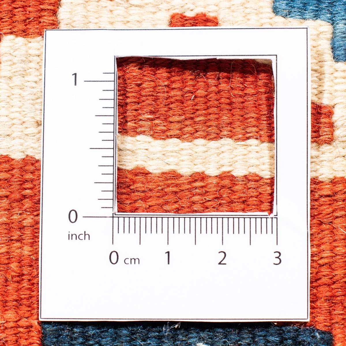 Kelim tapijt - Oosters vierkant  - 107 x 100 cm - donkerrood