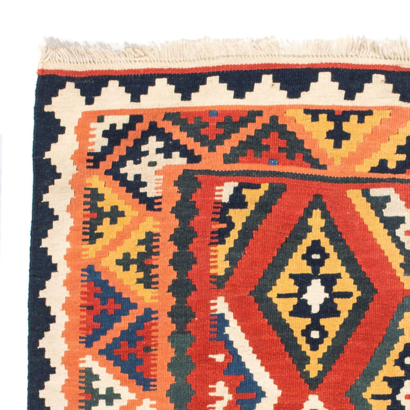 Kelim tapijt - Oosters vierkant  - 108 x 104 cm - oranje