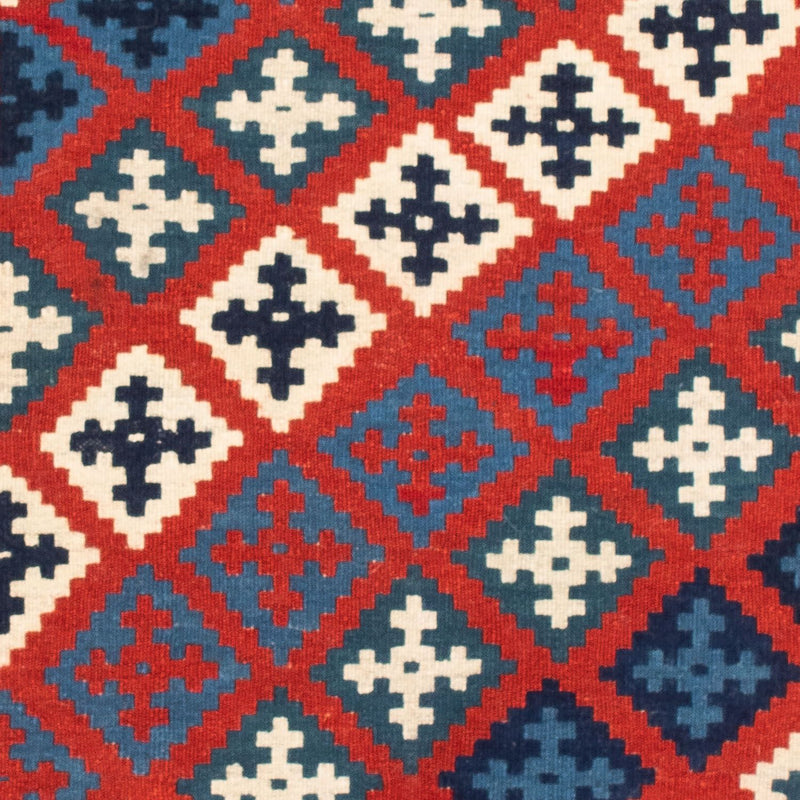 Kelim tapijt - Oosters vierkant  - 105 x 103 cm - rood