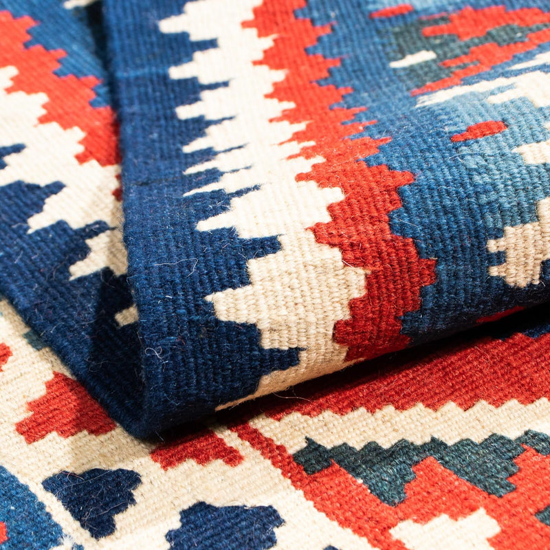 Kelim tapijt - Oosters vierkant  - 104 x 102 cm - donkerrood