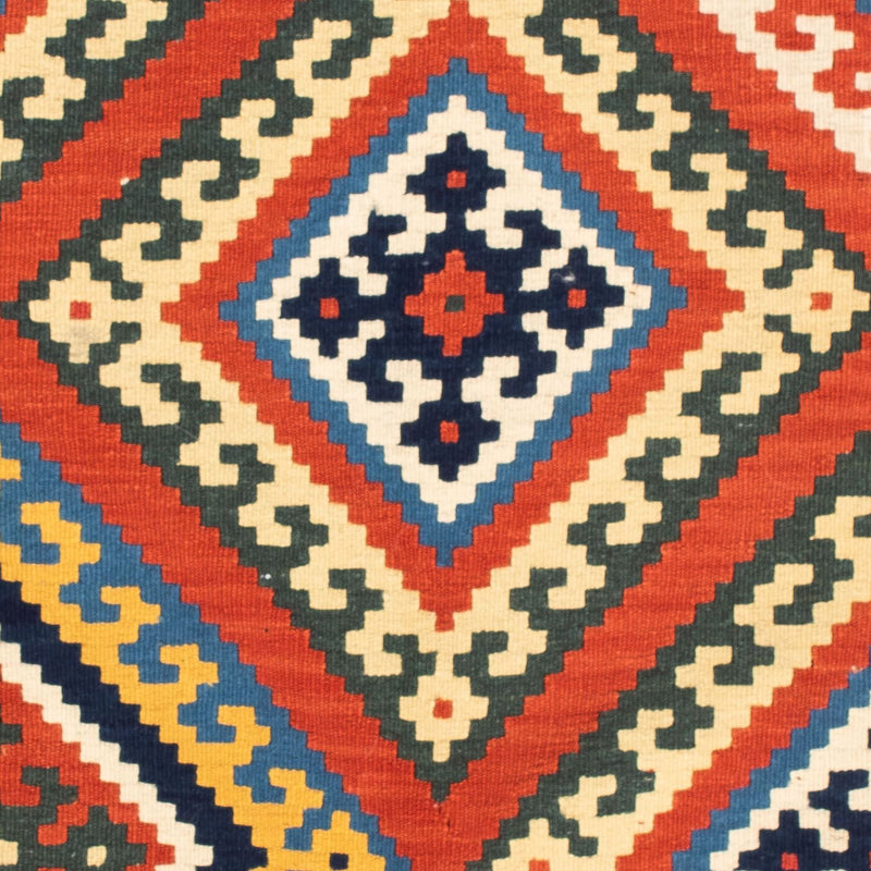 Kelim tapijt - Oosters vierkant  - 103 x 102 cm - donkerrood