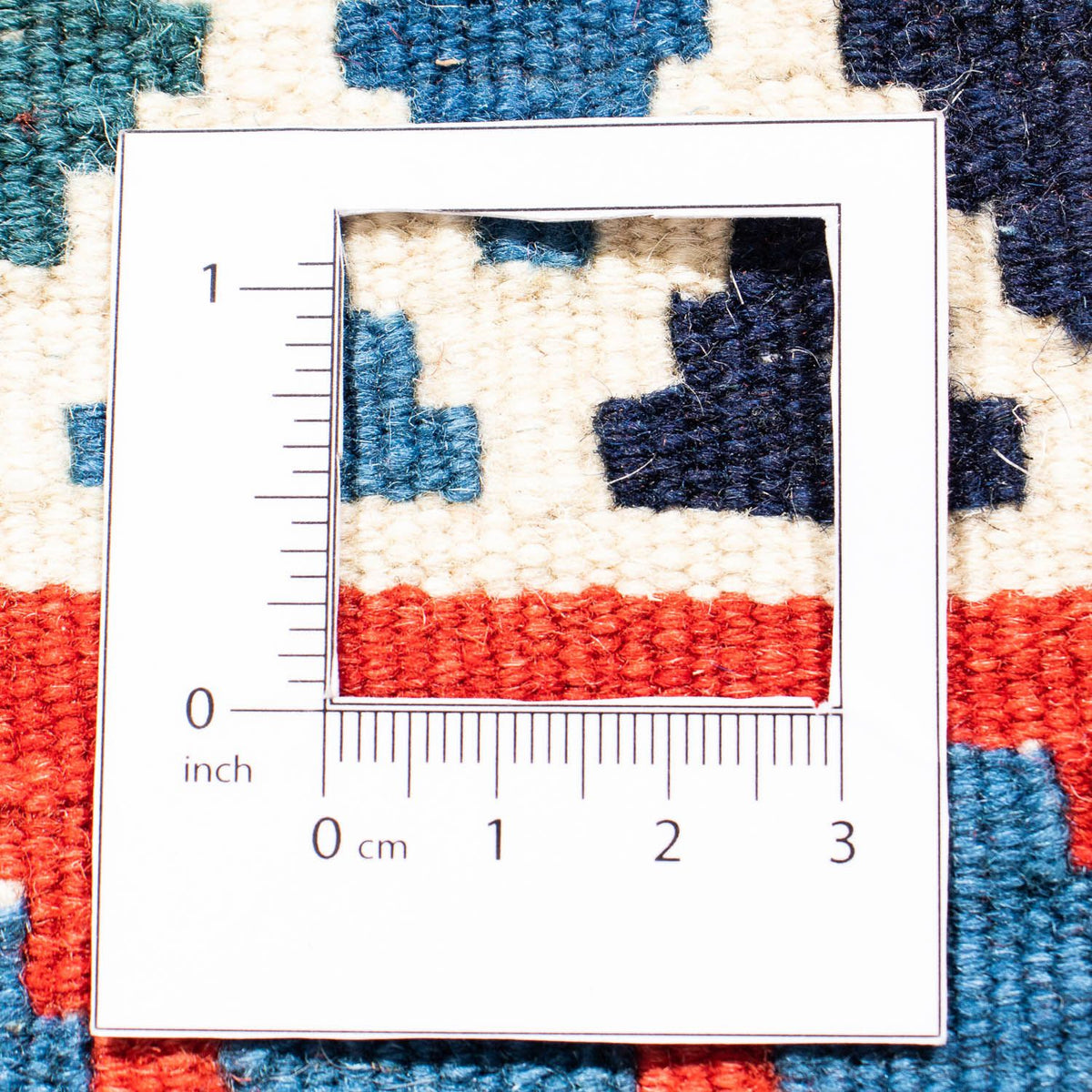 Kelim tapijt - Oosters vierkant  - 100 x 98 cm - donkerblauw