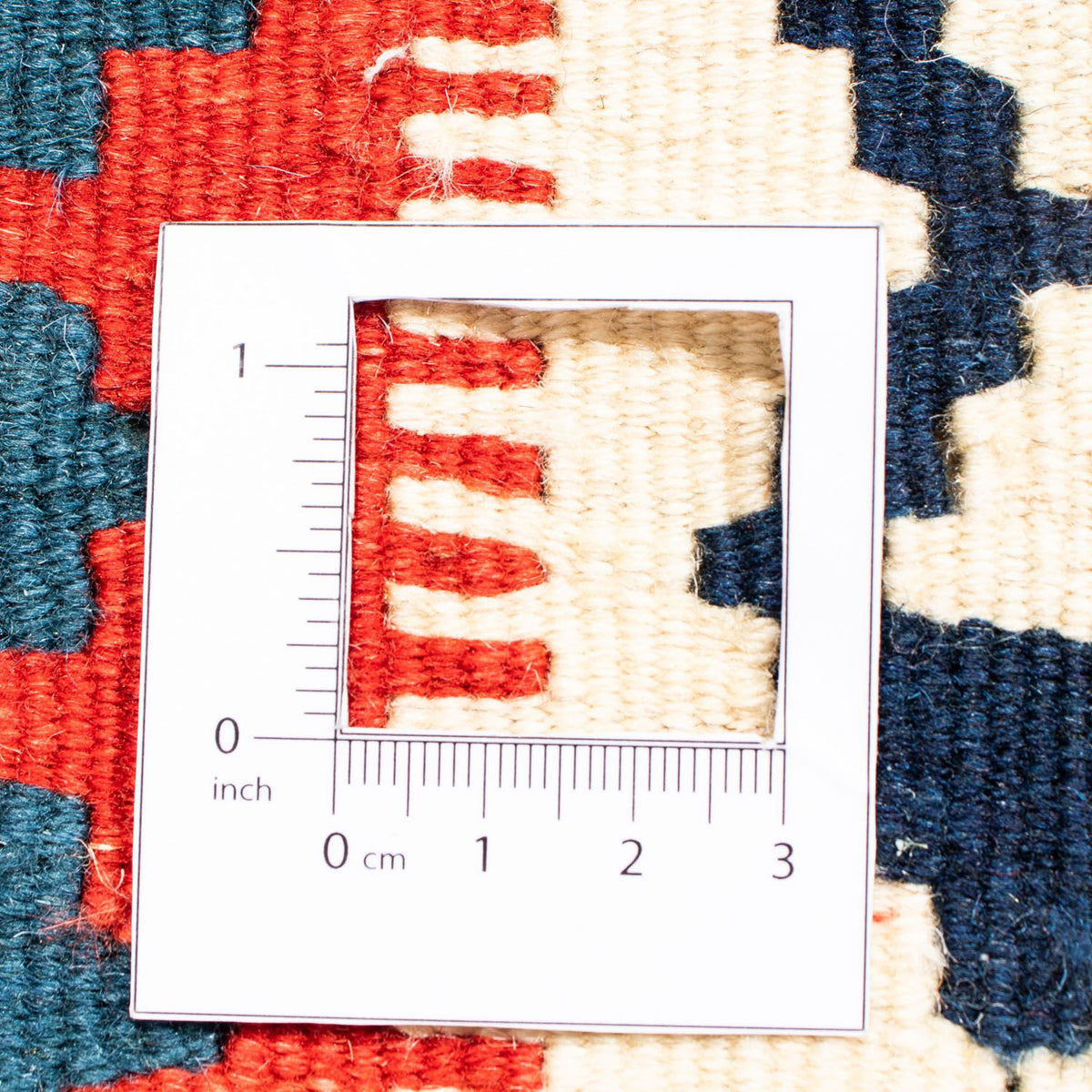 Kelim tapijt - Oosters vierkant  - 125 x 110 cm - blauw