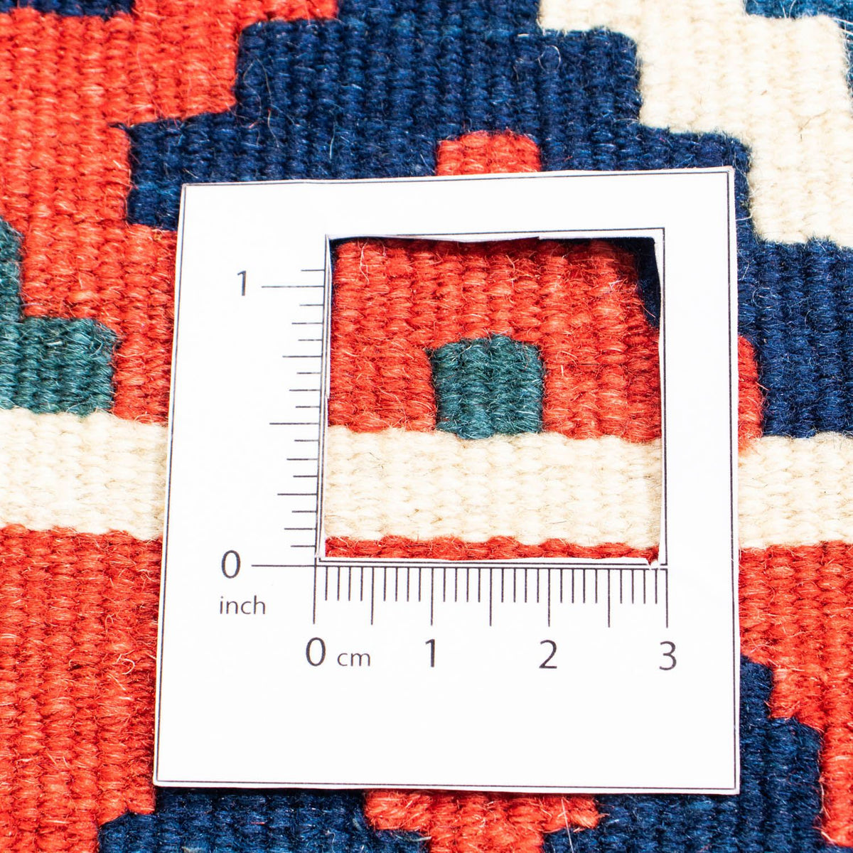 Kelim tapijt - Oosters vierkant  - 117 x 102 cm - donkerblauw