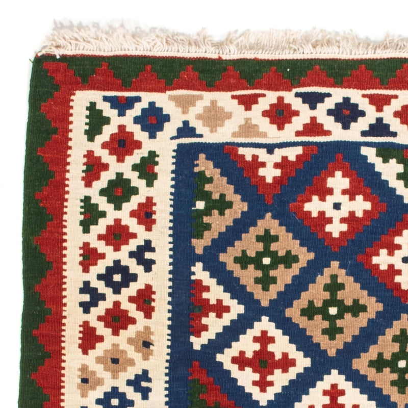 Kelim tapijt - Oosters vierkant  - 103 x 100 cm - donkerblauw