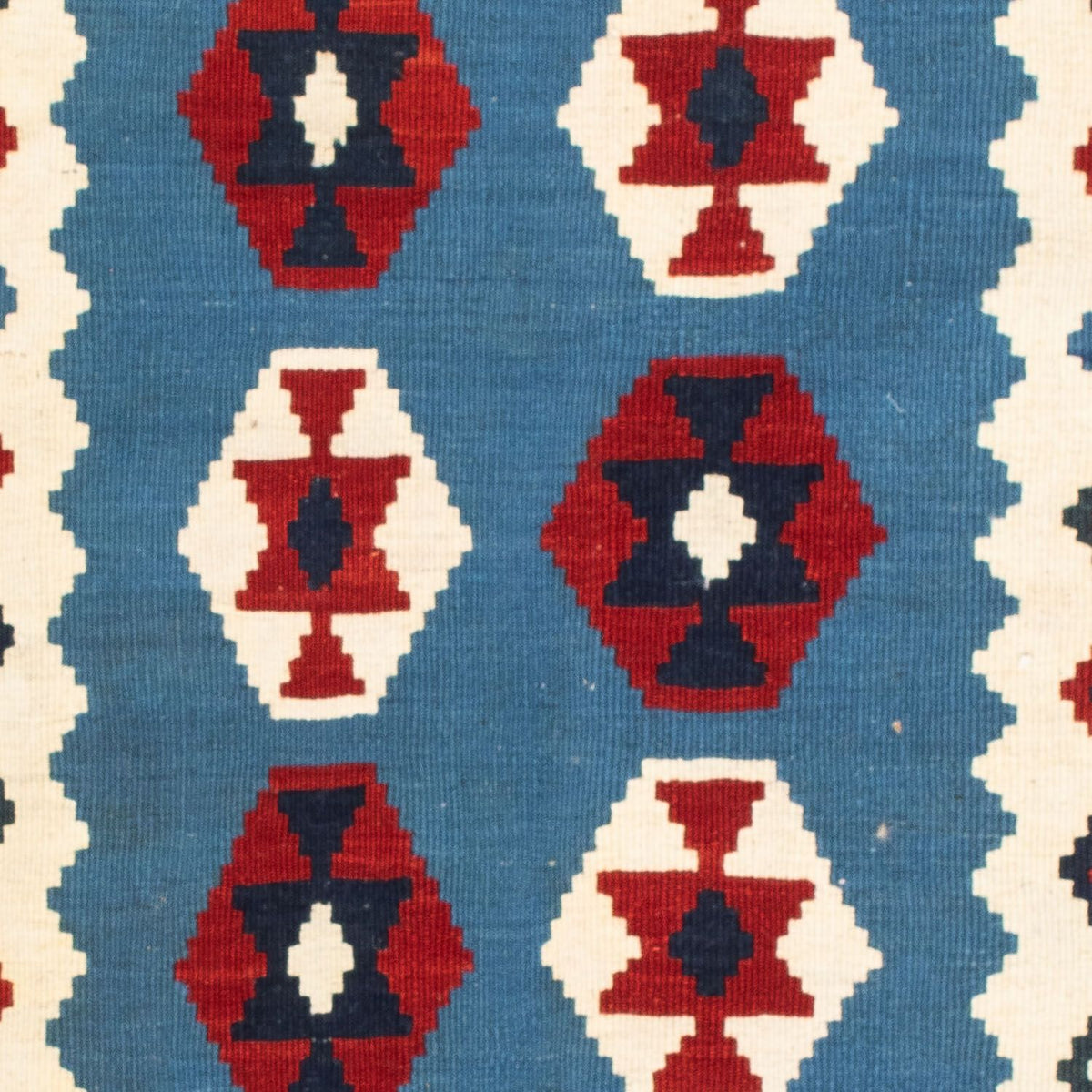 Kelim tapijt - Oosters vierkant  - 107 x 102 cm - blauw