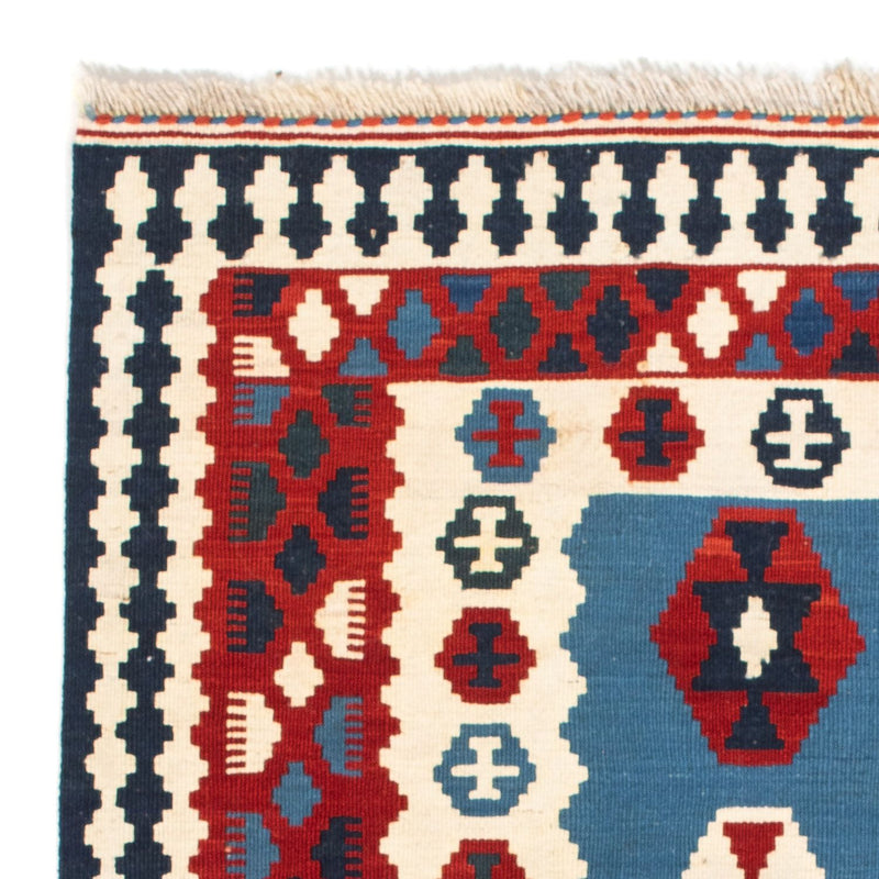 Kelim tapijt - Oosters vierkant  - 107 x 102 cm - blauw